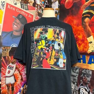 2003 Hampton Jazz Festival Black T Shirt‎ Black Culture Soul Music Tee Sz 2XL